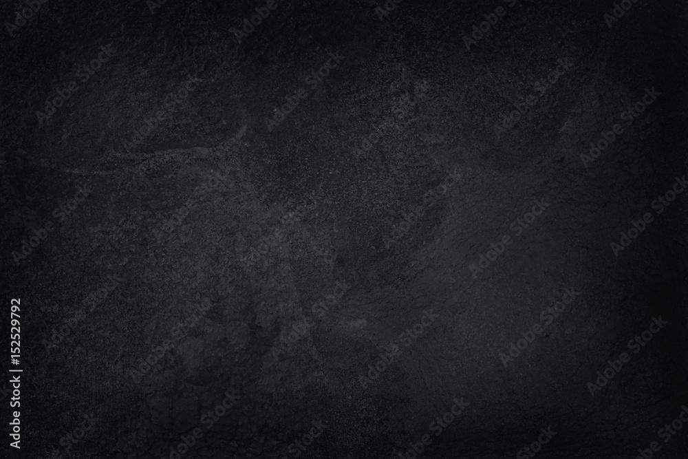 Fototapeta premium Dark gray black slate natural pattern for background and design art work. Black stone texture background.