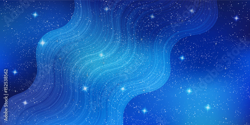 七夕　夜空　星　背景