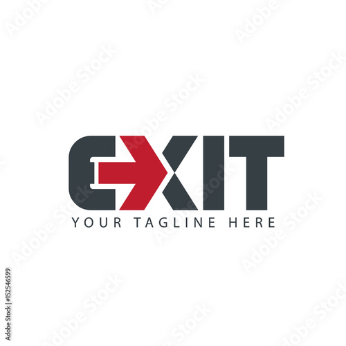 Exit Logo Design