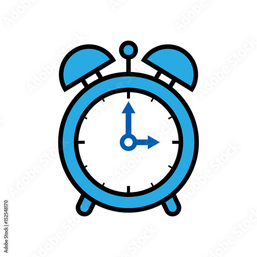 Cartoon Alarm Clock or Waker Clock Vector Illustration Stock Vector | Adobe  Stock