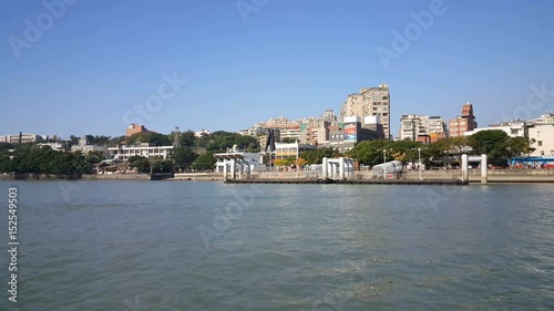 Wallpaper Mural Skyline Tamsui seen from boat Torontodigital.ca