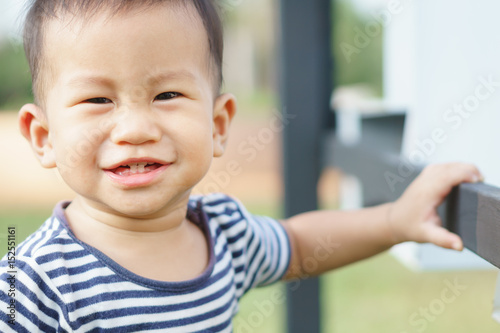 Smile of Asian baby