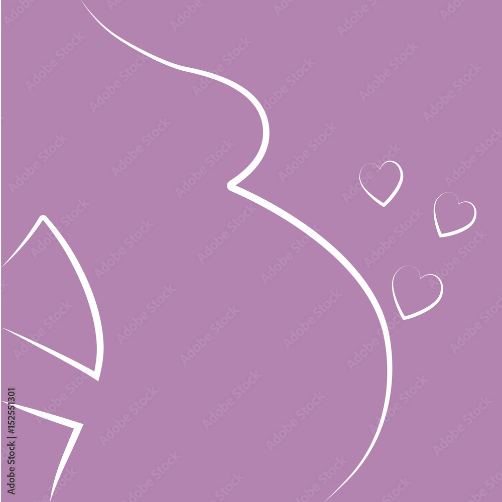 Pregnant woman. Background for mobile applications. Childbirth, Maternity and child care. Vector illustration.