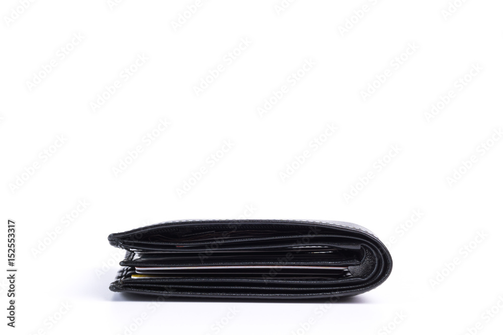 New black leather wallet New black leather wallet