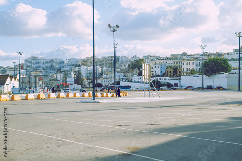 City Tanger,Marocco, 2013. Spring in Africa. View strets, nature in Morocco. photo