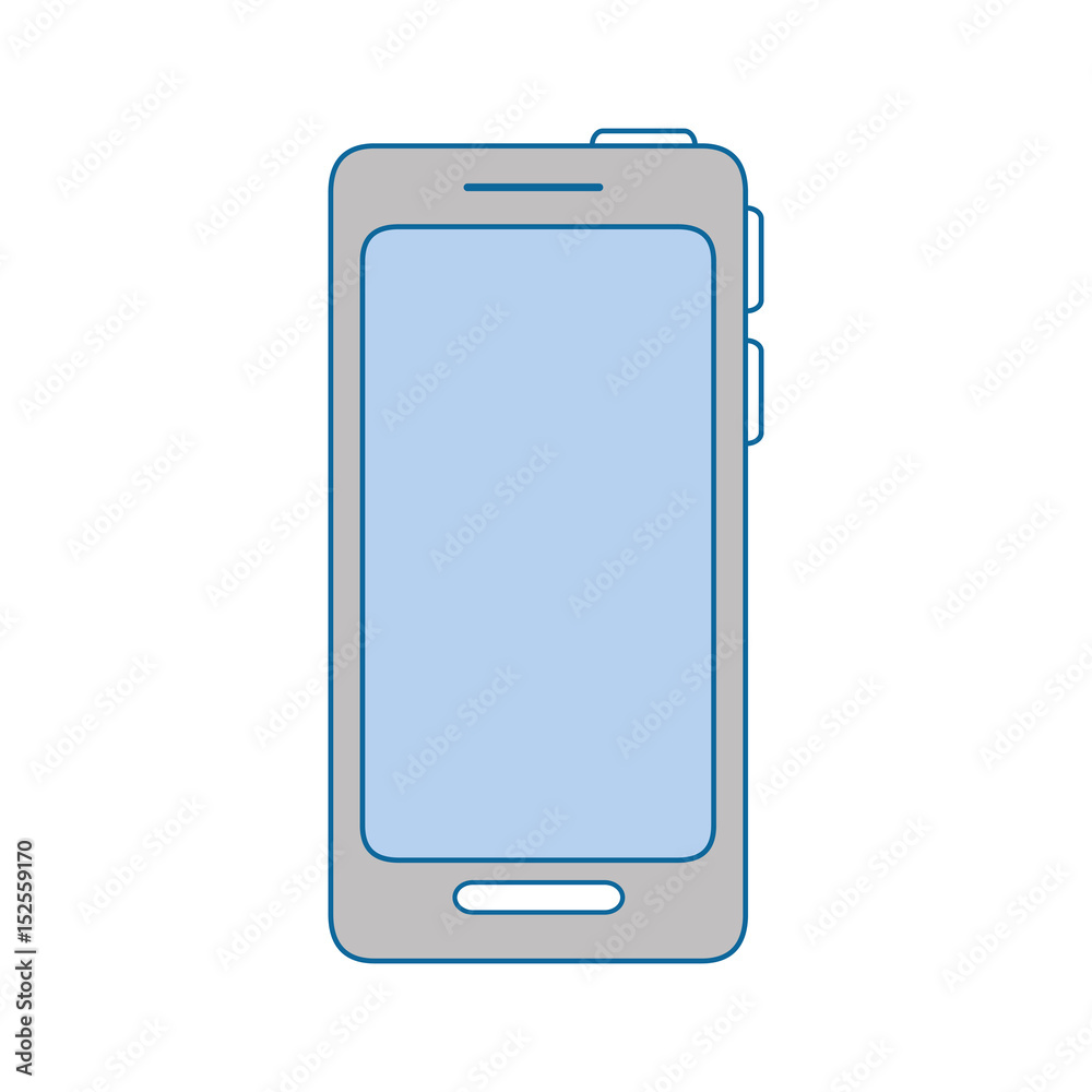 smartphone device icon over white background. vector illustration smartphone device icon over white background. vector illustration