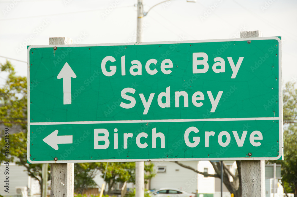 Road Sign - Nova Scotia - Canada Road Sign - Nova Scotia - Canada