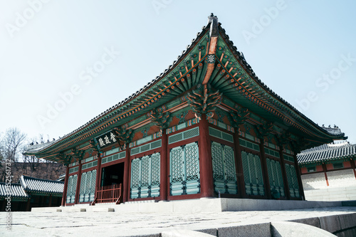 Gyeonghuigung Palace, Korean traditional old architecture © Sanga
