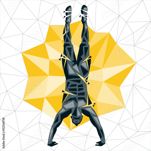 Geometric Crossfit concept