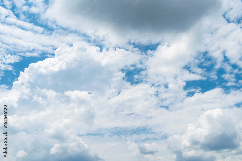 Blue sky and cloud, background Blue sky and cloud, background