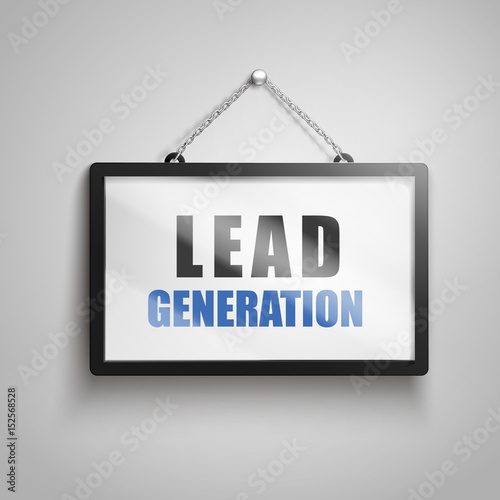 lead generation text sign