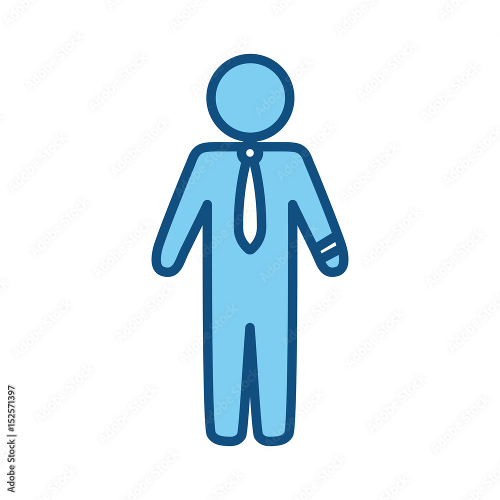 businessman draw silhouette vector icon illustration shape businessman draw silhouette vector icon illustration shape