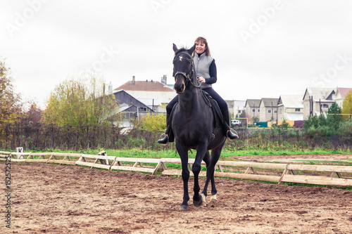 Girl and horse