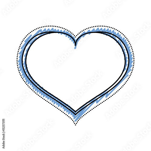 heart shape symbol ector icon illustration graphic design
