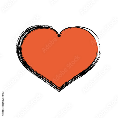 heart shape symbol ector icon illustration graphic design