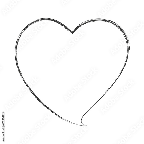 heart shape symbol ector icon illustration graphic design