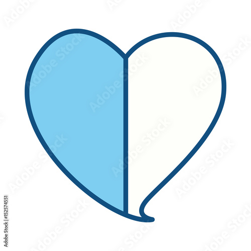 heart shape symbol ector icon illustration graphic design