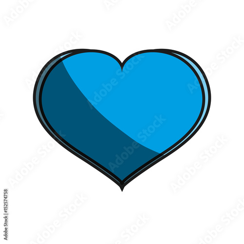 heart shape symbol ector icon illustration graphic design