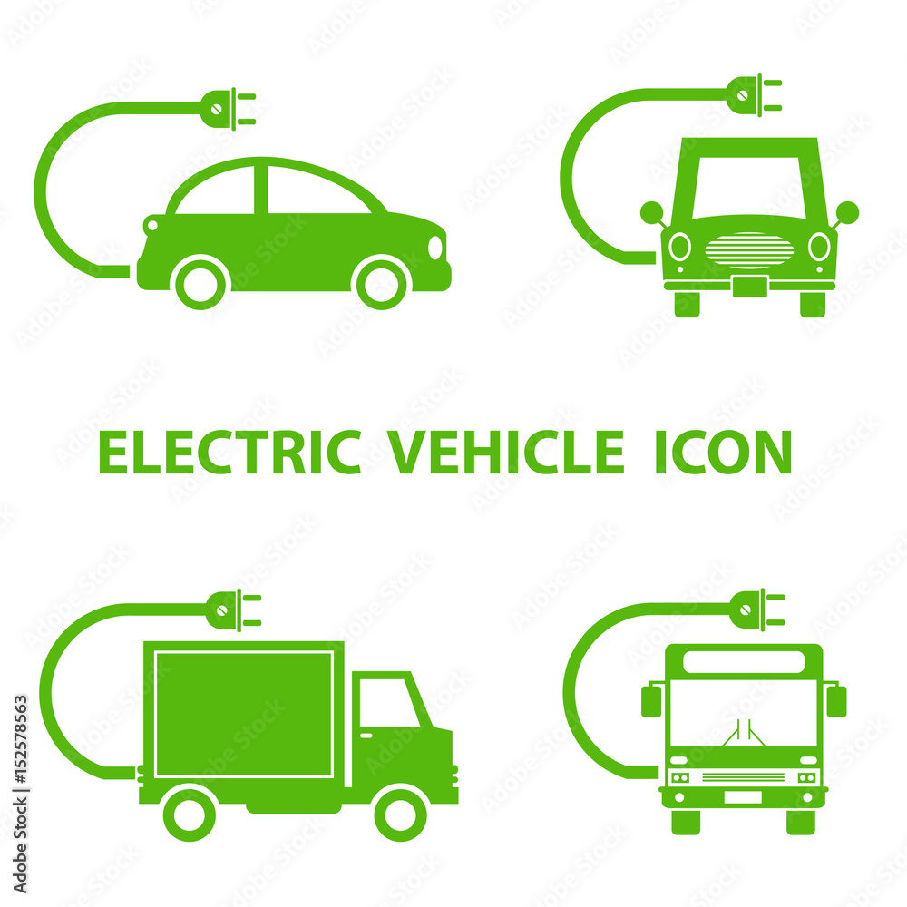 Obraz electric vehicle icon