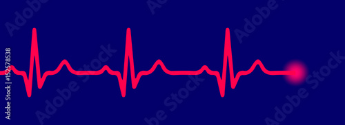 Line pulse - vector