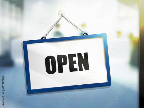open text sign