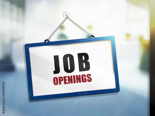 job openings text sign