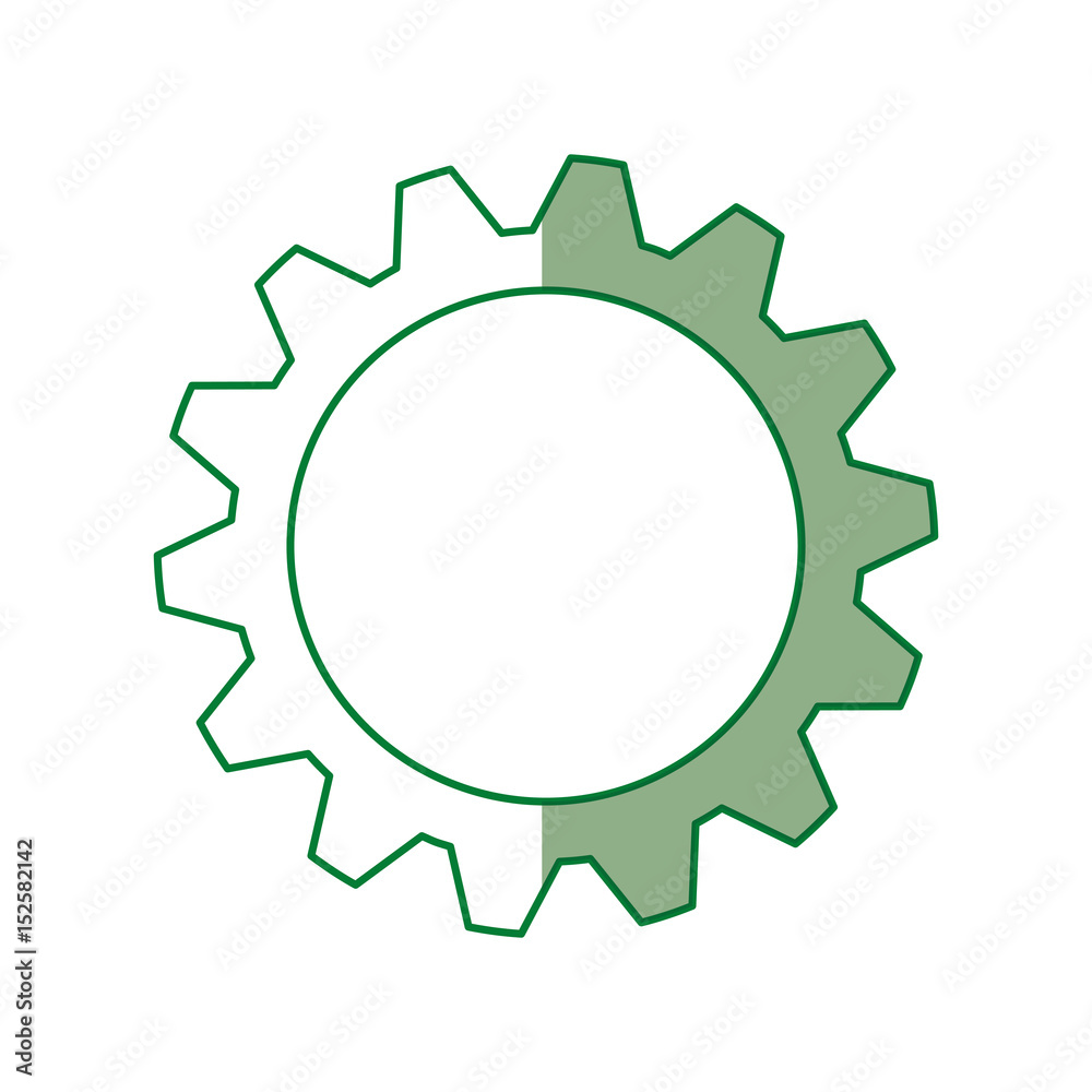 gear machinery engine vector icon illustration graphic design