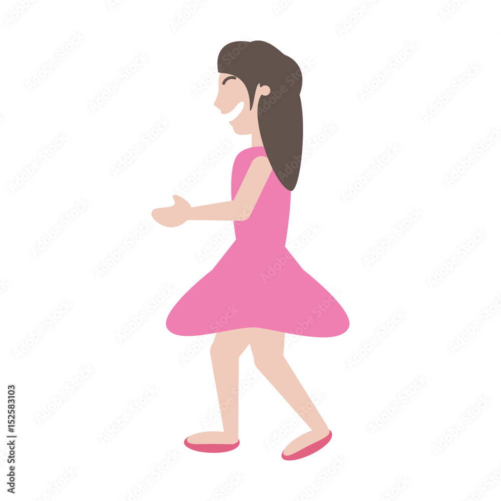 female woman adult young vector icon illustration female woman adult young vector icon illustration