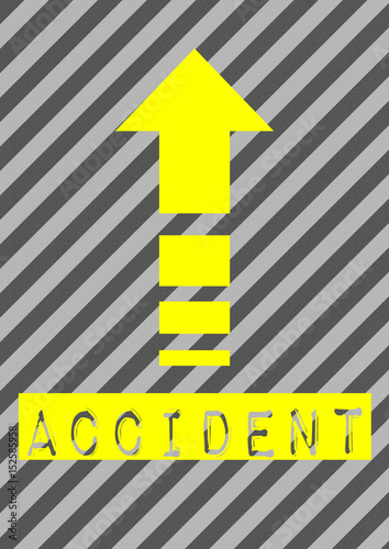Plakat w ramie Accident
