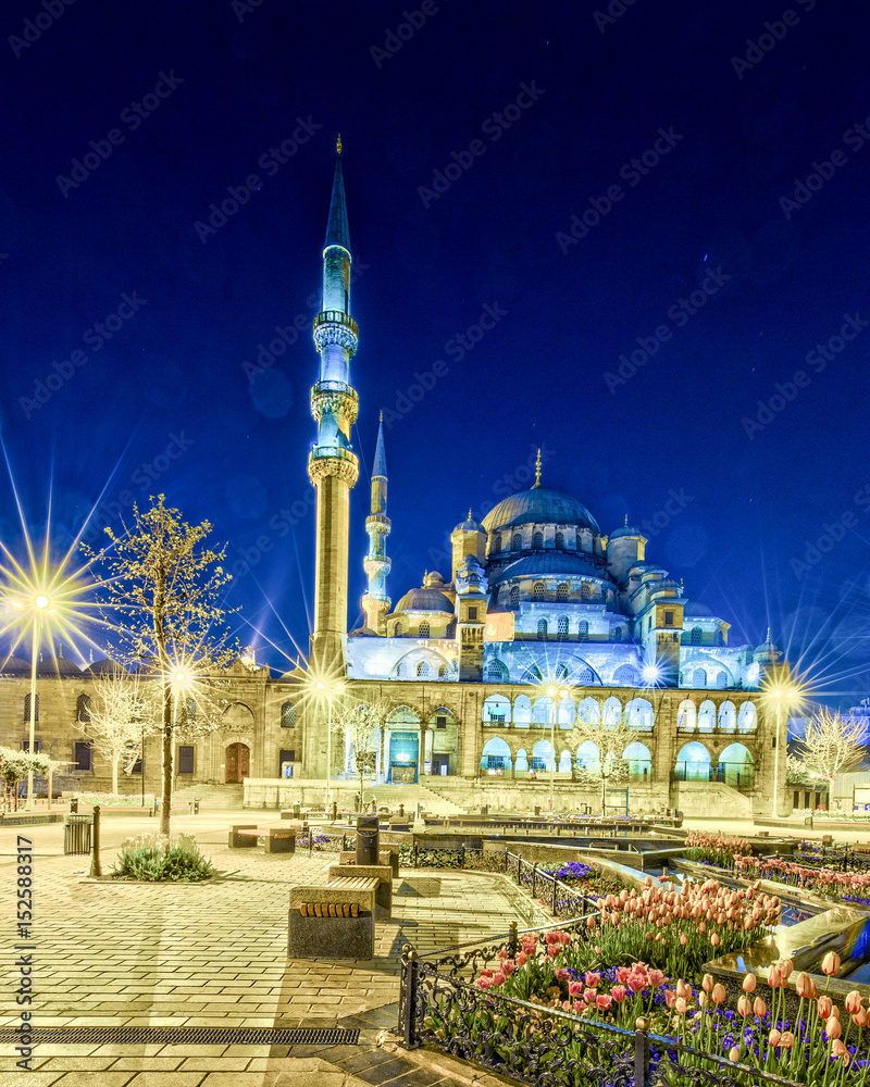 Sultan Ahmed Mosque by night