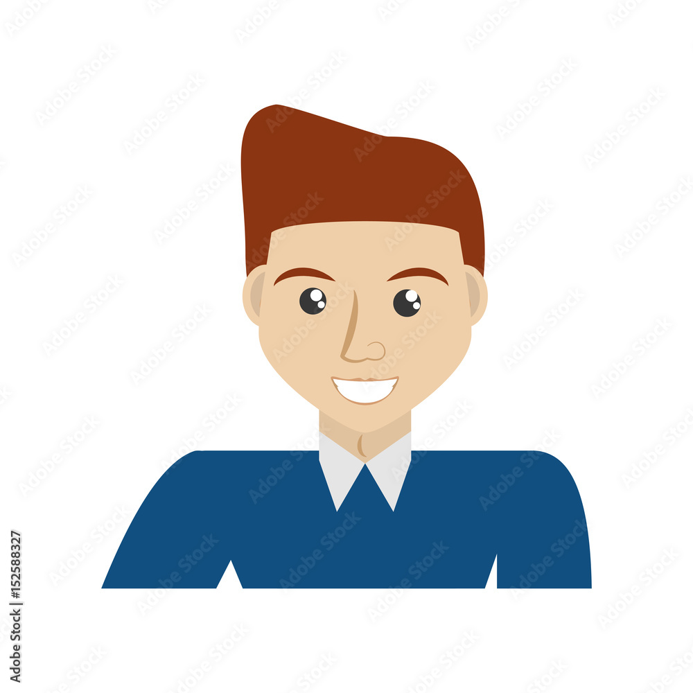 adult male avatar vector icon illustration design