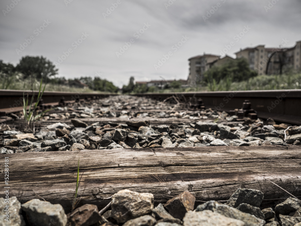 Old railway line abandoned