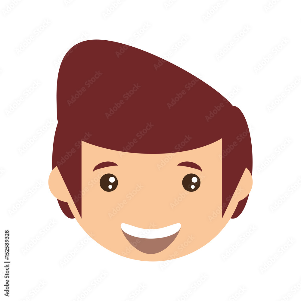 adult male head vector icon illustration design adult male head vector icon illustration design