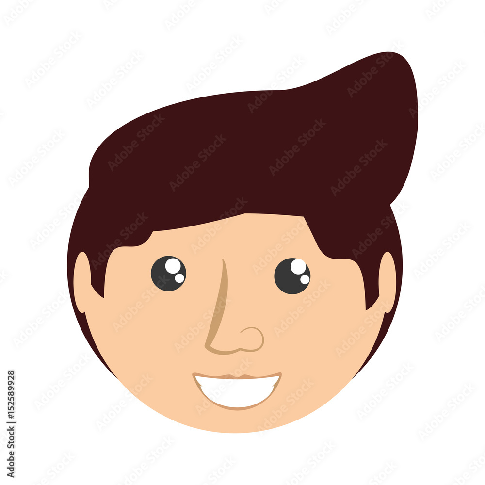 adult male head vector icon illustration design adult male head vector icon illustration design