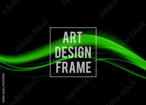 Abstract dynamic art design template