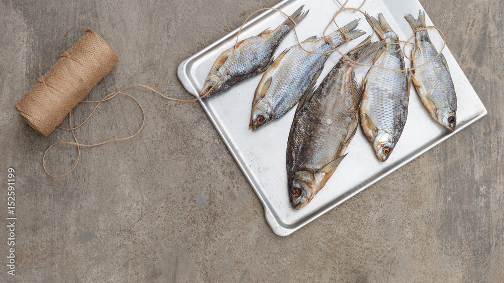 Taranka, Sun Dried Salty River Fish, Classic Beer Snack Taranka, Sun Dried Salty River Fish, Classic Beer Snack