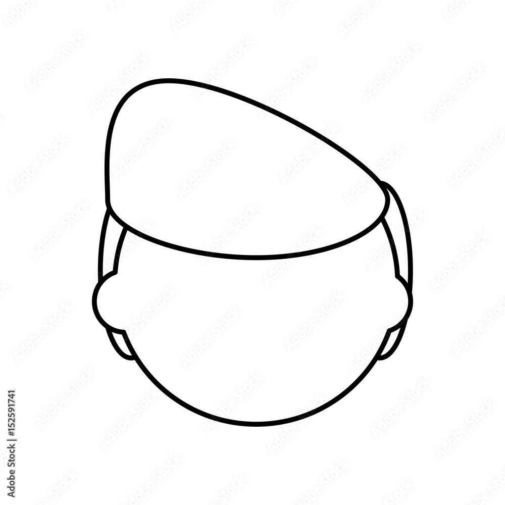 adult male head vector icon illustration design adult male head vector icon illustration design
