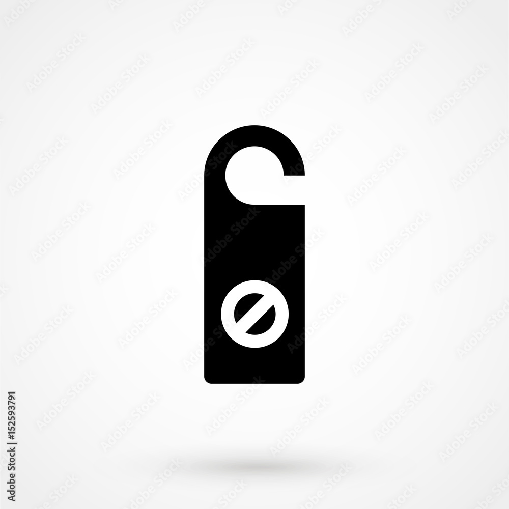 Do not disturb symbol. Stock Vector Adobe Stock