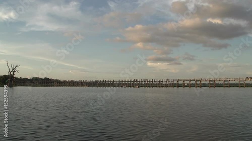 Wallpaper Mural Amarapura, sunset at the U-bein bridge Torontodigital.ca