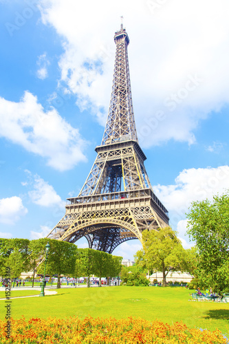 Eiffel Tower and blue sky photo © Arcady