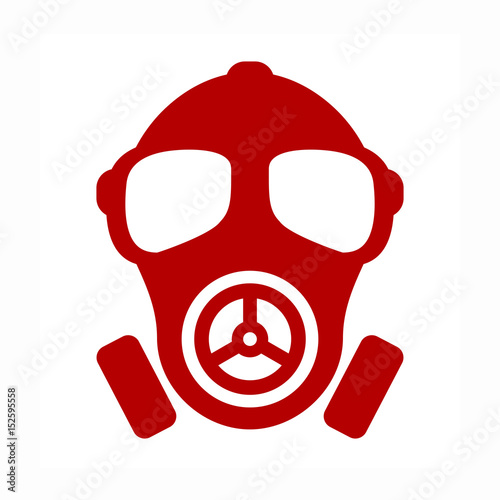 Gas mask vector icon