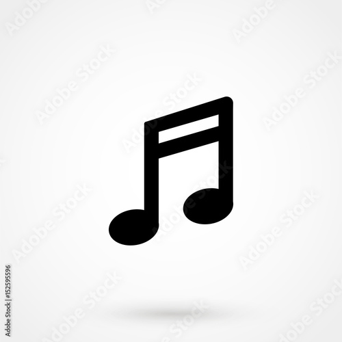 Vector music Icon. photo