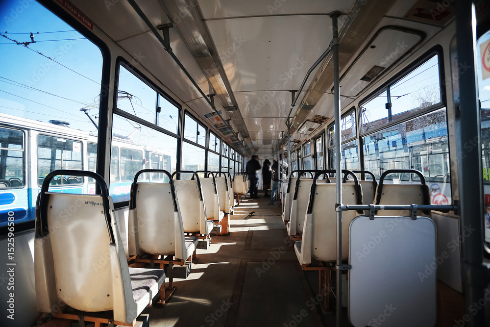 Fototapeta premium View from the wagon by day