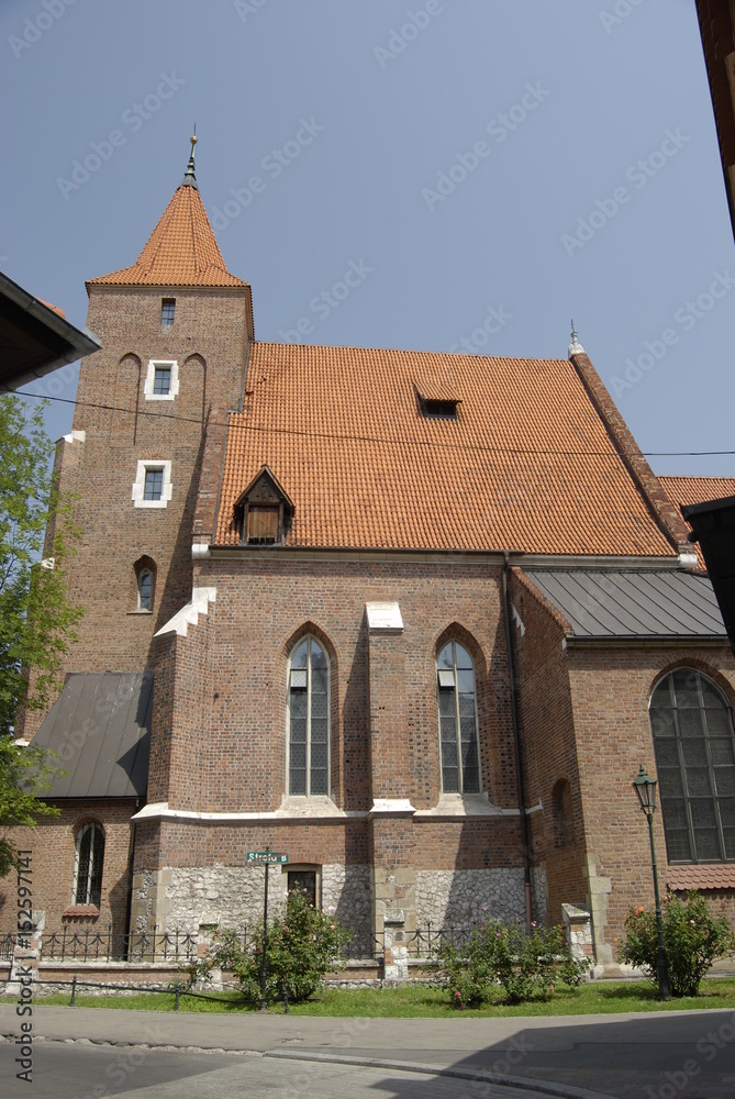 Krakow, Kosciol pw Sw. Krzyza. Krakow, Kosciol pw Sw. Krzyza.
