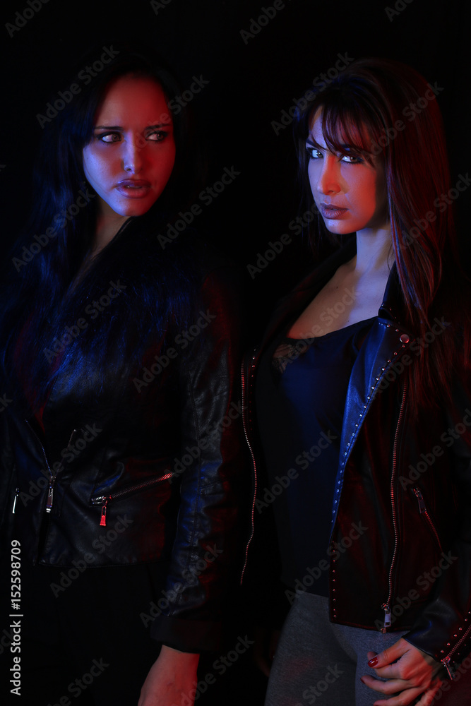 Book cover for a vampire novel - Beautiful brunettes Book cover for a vampire novel - Beautiful brunettes