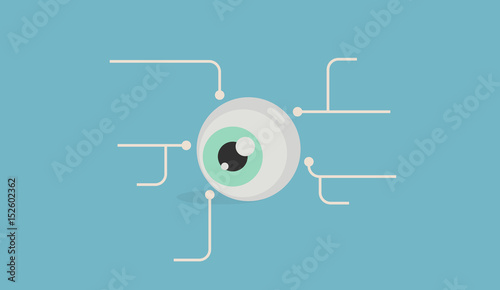 Eye vector illustration