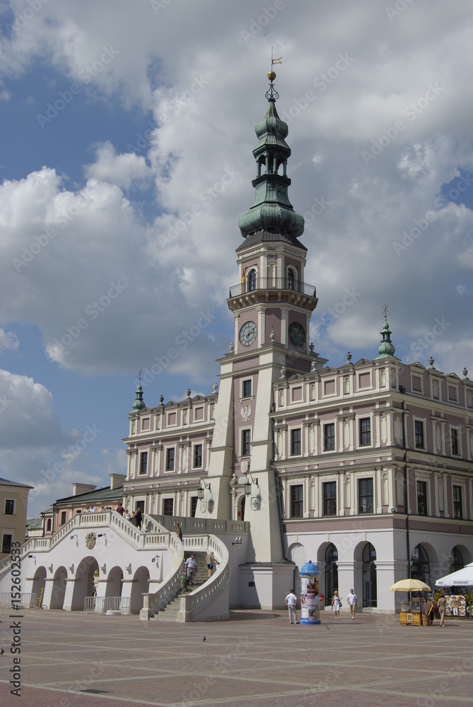 Fototapeta premium Zamosc, Ratusz.