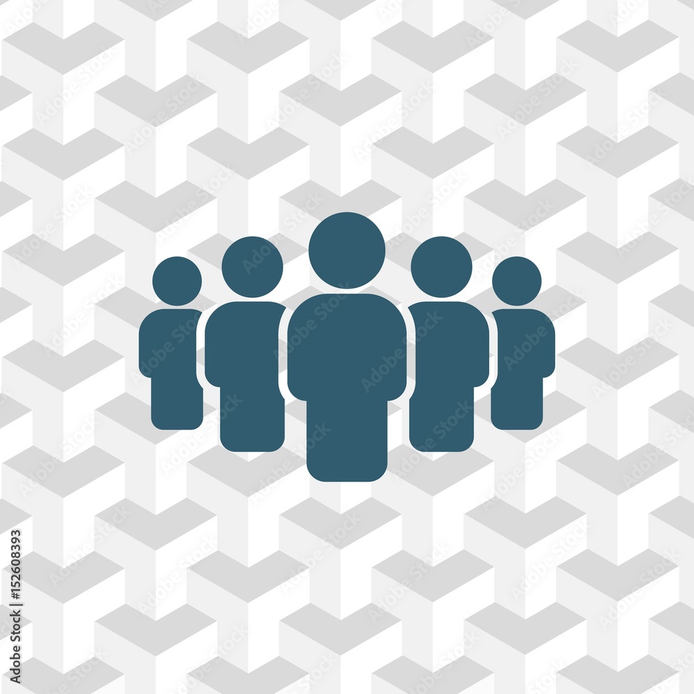people with the leader icon stock vector illustration flat design people with the leader icon stock vector illustration flat design