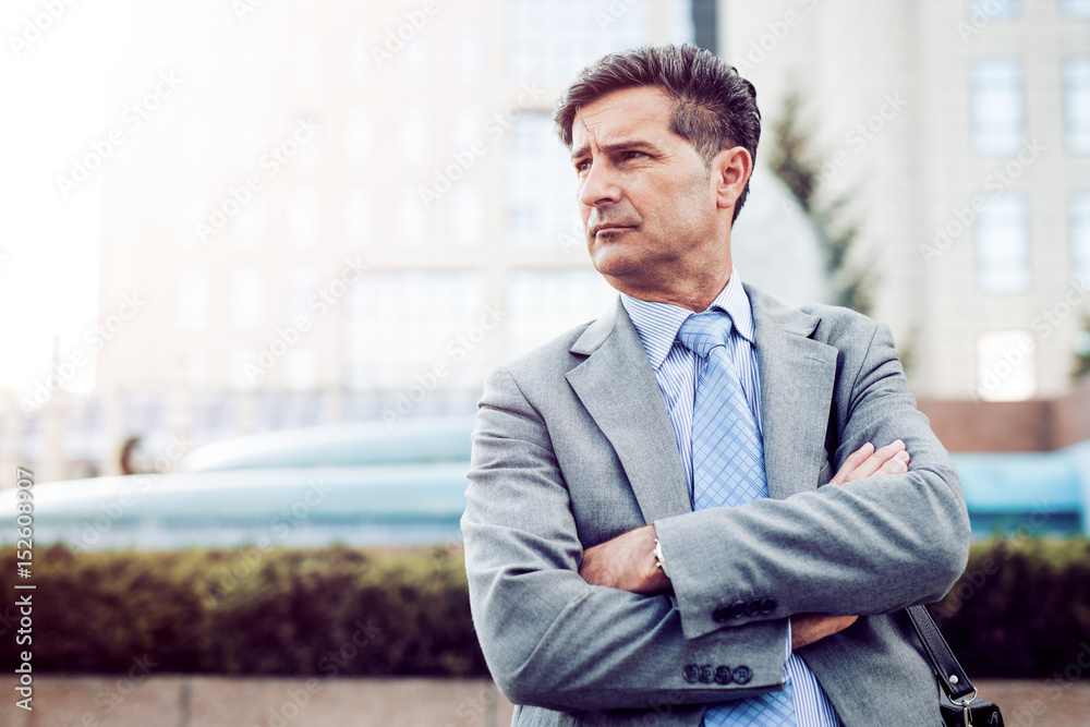 Portrait of confident businessman Portrait of confident businessman
