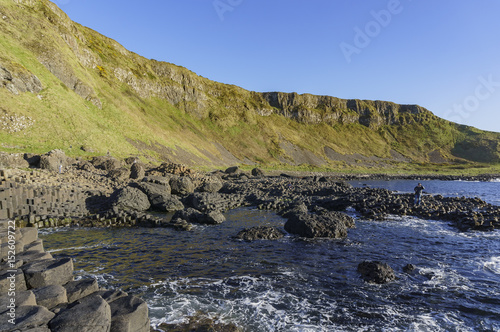 The famous Giant's Causeway